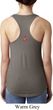 Red Anchor Patch Back Print Ladies Ideal Tank Top