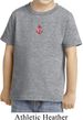 Red Anchor Patch Middle Print Toddler Shirt