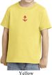 Red Anchor Patch Middle Print Toddler Shirt