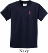 Red Anchor Patch Pocket Print Kids Shirt