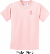 Red Anchor Patch Pocket Print Kids Shirt