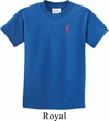 Red Anchor Patch Pocket Print Kids Shirt