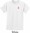 Red Anchor Patch Pocket Print Kids Shirt