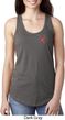 Red Anchor Patch Pocket Print Ladies Ideal Tank Top