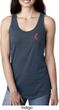 Red Anchor Patch Pocket Print Ladies Ideal Tank Top