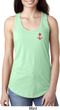 Red Anchor Patch Pocket Print Ladies Ideal Tank Top
