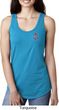 Red Anchor Patch Pocket Print Ladies Ideal Tank Top
