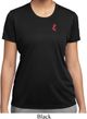 Red Anchor Patch Pocket Print Ladies Moisture Wicking Shirt