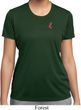 Red Anchor Patch Pocket Print Ladies Moisture Wicking Shirt