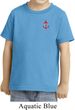 Red Anchor Patch Pocket Print Toddler Shirt