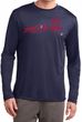 Red Dodge Ram Silhouette Dry Wicking Long Sleeve