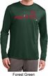 Red Dodge Ram Silhouette Dry Wicking Long Sleeve
