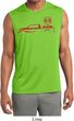 Red Dodge Ram Silhouette Dry Wicking Sleeveless Shirt