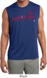 Red Dodge Ram Silhouette Dry Wicking Sleeveless Shirt