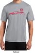 Red Dodge Ram Silhouette Dry Wicking T-shirt