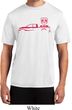 Red Dodge Ram Silhouette Dry Wicking T-shirt