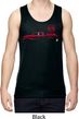 Red Dodge Ram Silhouette Dry Wicking Tank Top