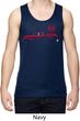 Red Dodge Ram Silhouette Dry Wicking Tank Top