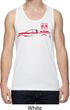 Red Dodge Ram Silhouette Dry Wicking Tank Top