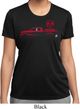 Red Dodge Ram Silhouette Ladies Dry Wicking T-shirt