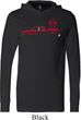 Red Dodge Ram Silhouette Lightweight Hoodie
