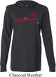 Red Dodge Ram Silhouette Lightweight Hoodie