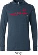 Red Dodge Ram Silhouette Lightweight Hoodie