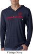 Red Dodge Ram Silhouette Lightweight Hoodie Tee