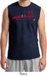 Red Dodge Ram Silhouette Muscle Shirt