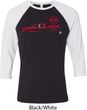 Red Dodge Ram Silhouette Raglan Shirt