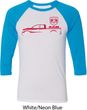Red Dodge Ram Silhouette Raglan Shirt