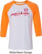 Red Dodge Ram Silhouette Raglan Shirt