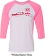 Red Dodge Ram Silhouette Raglan Shirt