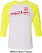 Red Dodge Ram Silhouette Raglan Shirt