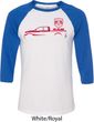 Red Dodge Ram Silhouette Raglan Shirt