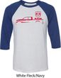 Red Dodge Ram Silhouette Raglan Shirt