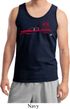 Red Dodge Ram Silhouette Tank Top