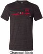 Red Dodge Ram Silhouette Tri Blend Tee