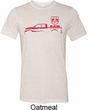 Red Dodge Ram Silhouette Tri Blend Tee