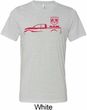 Red Dodge Ram Silhouette Tri Blend Tee