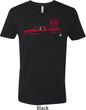 Red Dodge Ram Silhouette V-neck
