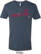 Red Dodge Ram Silhouette V-neck