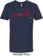 Red Dodge Ram Silhouette V-neck