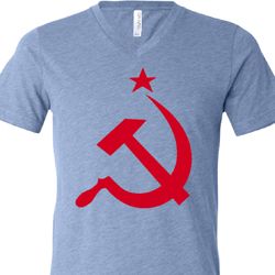 Red Hammer And Sickle Mens Shirts