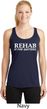 Rehab Is For Quitters Ladies Dry Wicking Racerback Tank Top