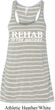Rehab Is For Quitters Ladies Flowy Racerback Tanktop
