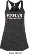 Rehab Is For Quitters Ladies Flowy Racerback Tanktop