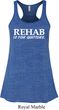 Rehab Is For Quitters Ladies Flowy Racerback Tanktop