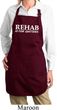 Rehab Is For Quitters Ladies Full Length Apron with Pockets