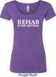 Rehab Is For Quitters Ladies Scoop Neck Shirt